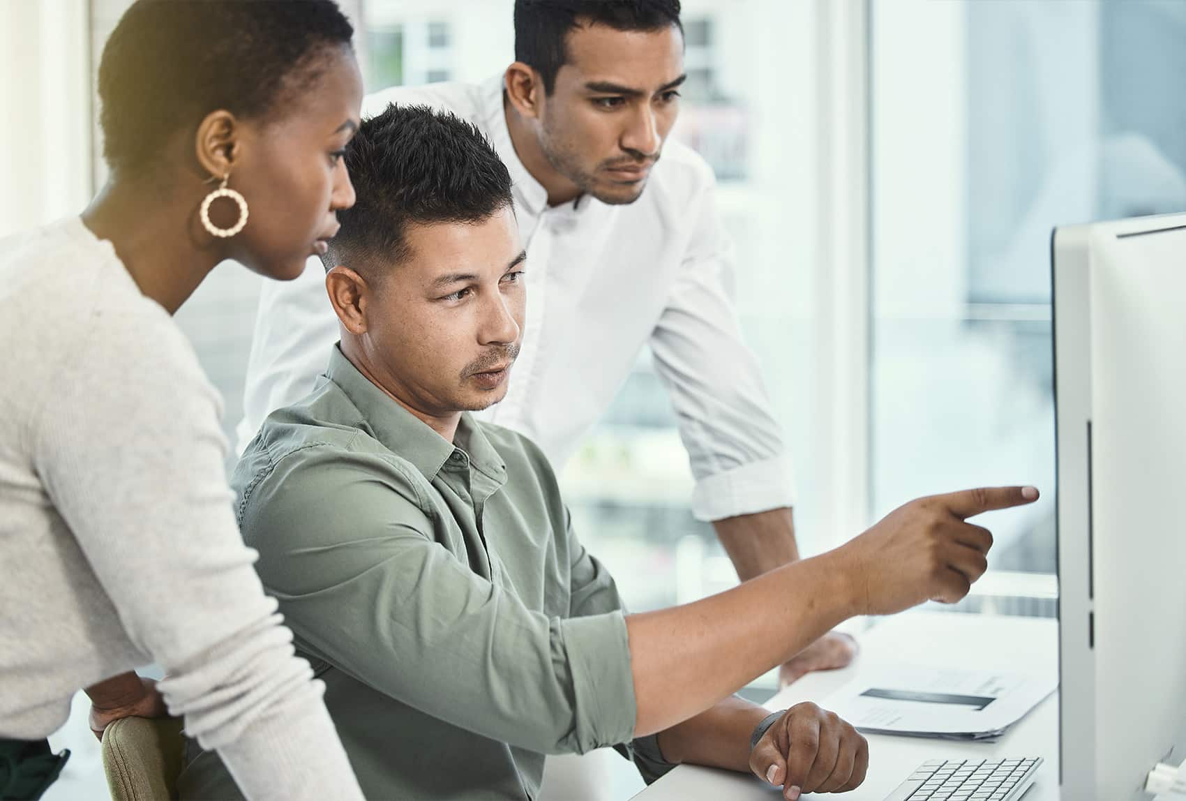 group of professionals delivering results